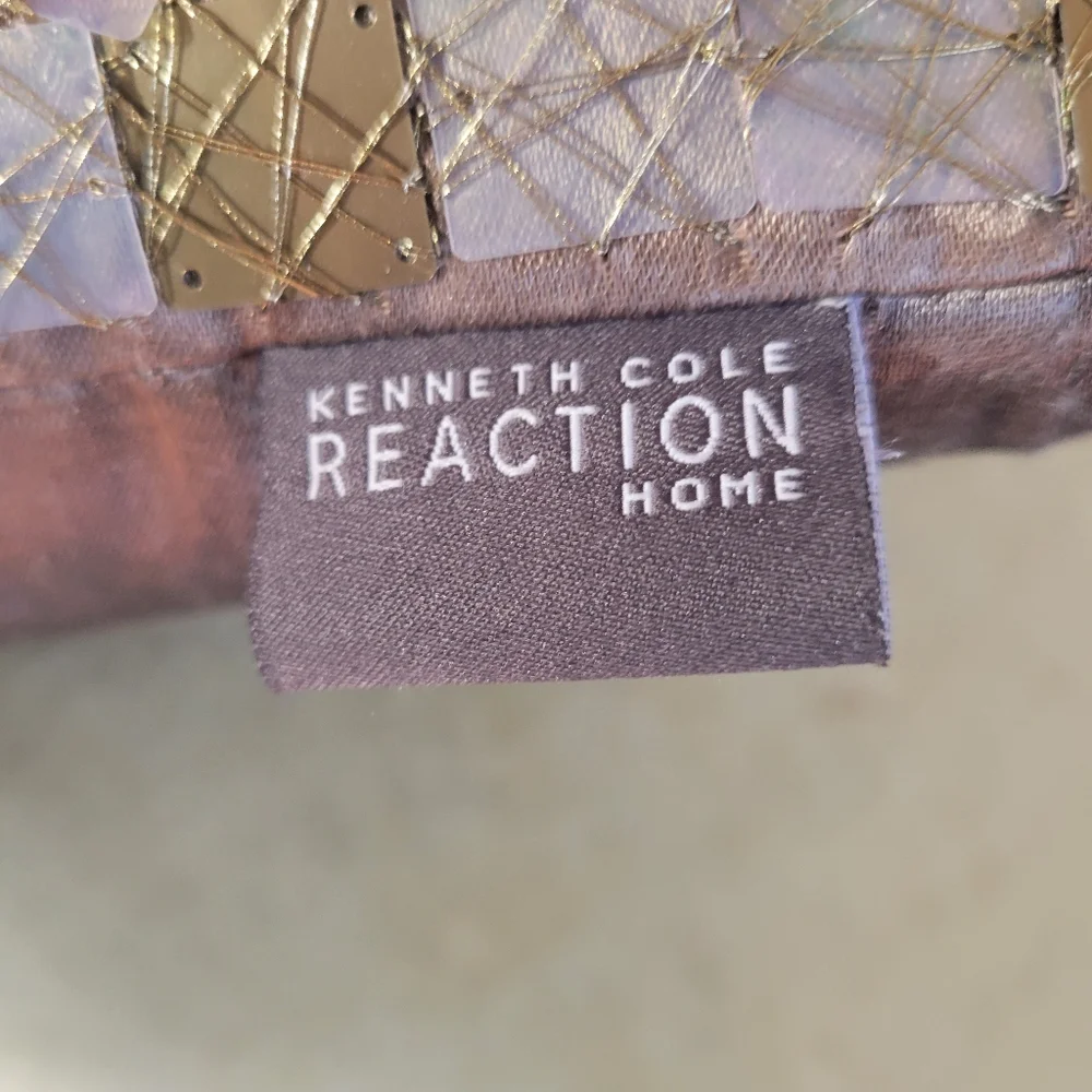Kenneth Cole Reaction Home Decorative Pillow ~ Sequin Accents ~ GUC ~ Pretty!